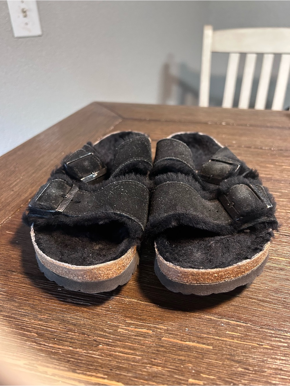 Birkenstock Arizona shearling size 40 or 9-9-5 - Picture 5 of 12